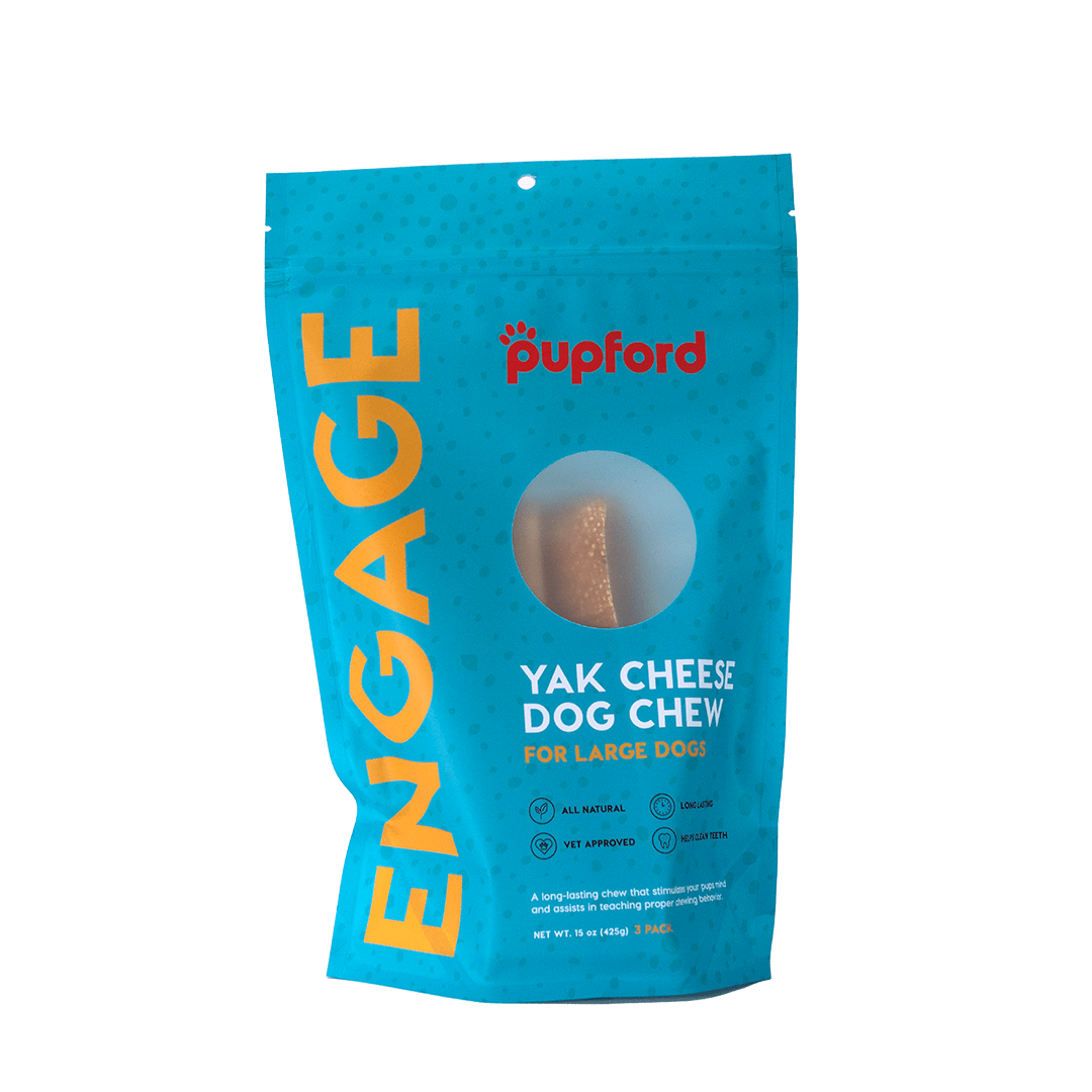 Yak Cheese Dog Chew for Large Dogs 3 Pack Front | Pupford