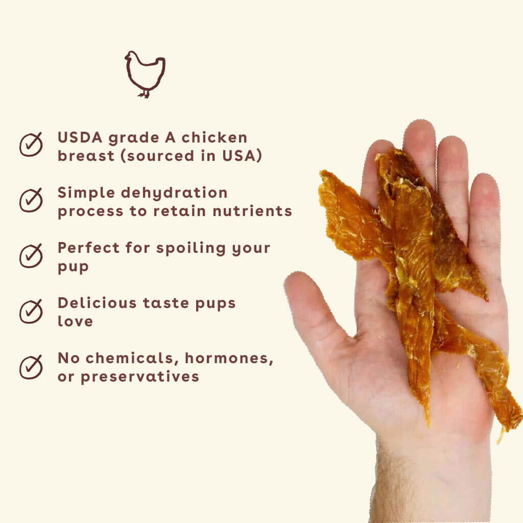 Chicken Jerky 4oz | Pupford