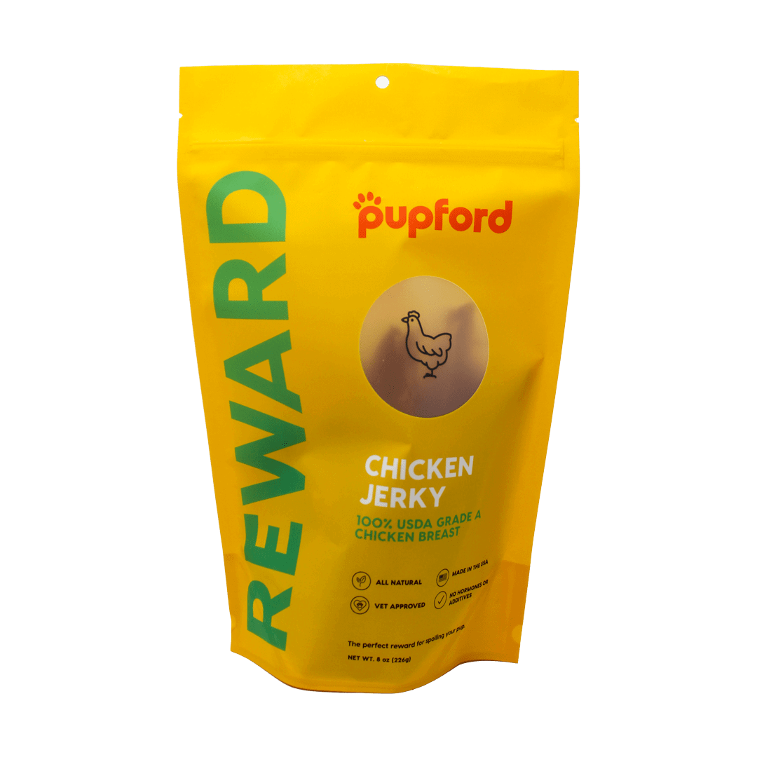 chicken-jerky-8oz-bag-front | Pupford
