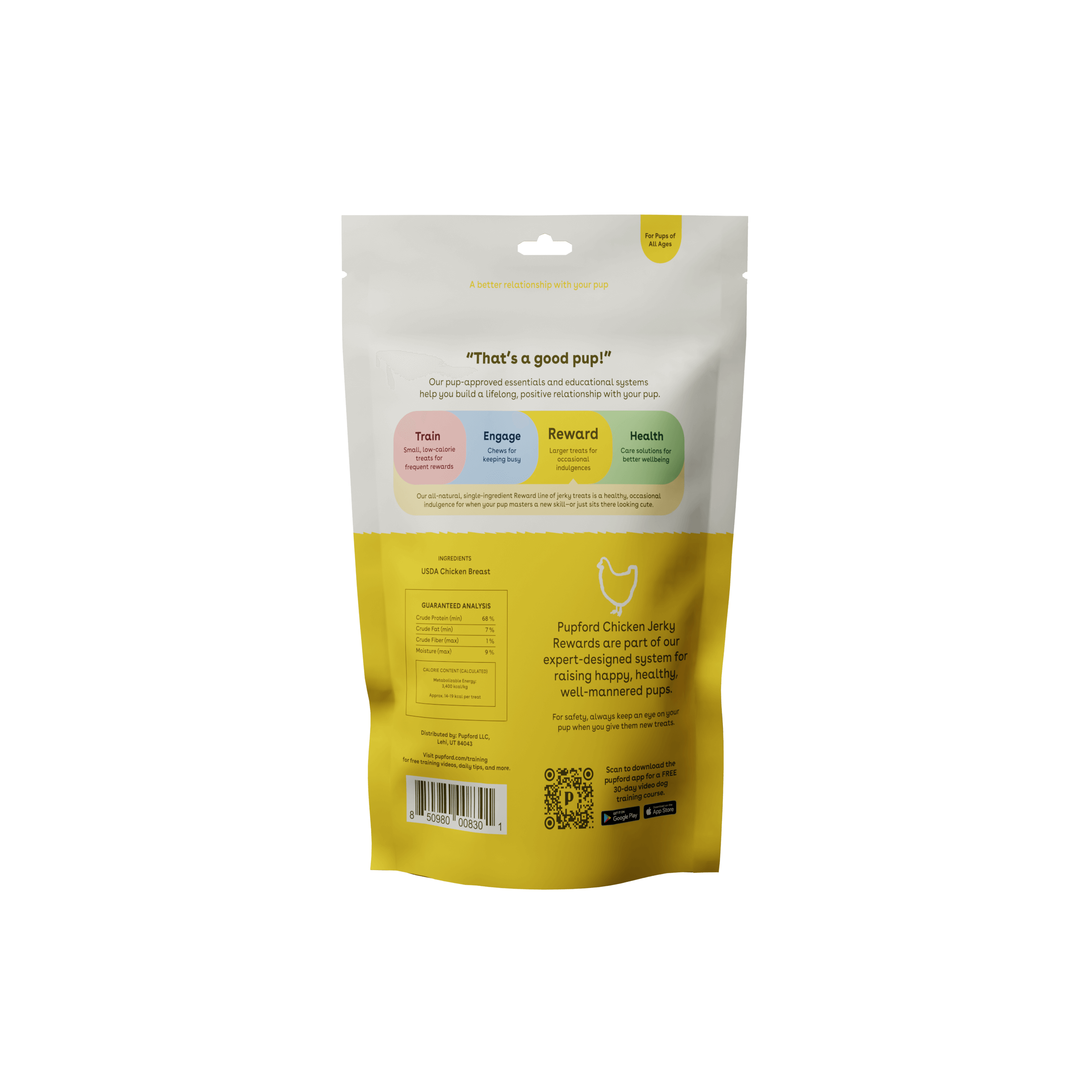 Chicken Jerky 8oz | Pupford