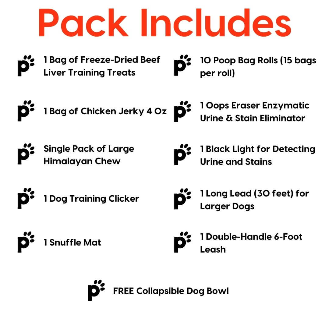 large dog new year new pup pack inclusions | Pupford