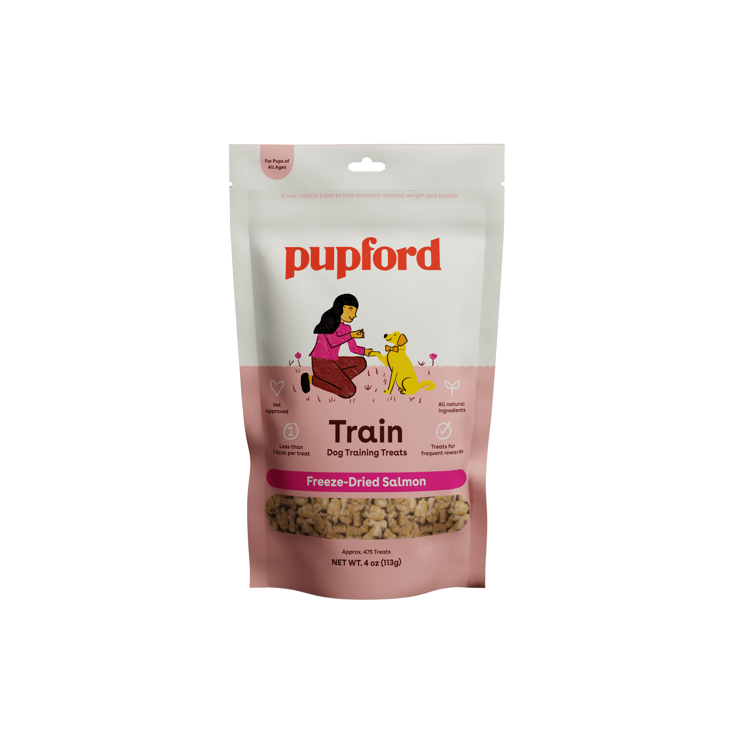 TRAIN_Salmon_4oz_Front | Pupford