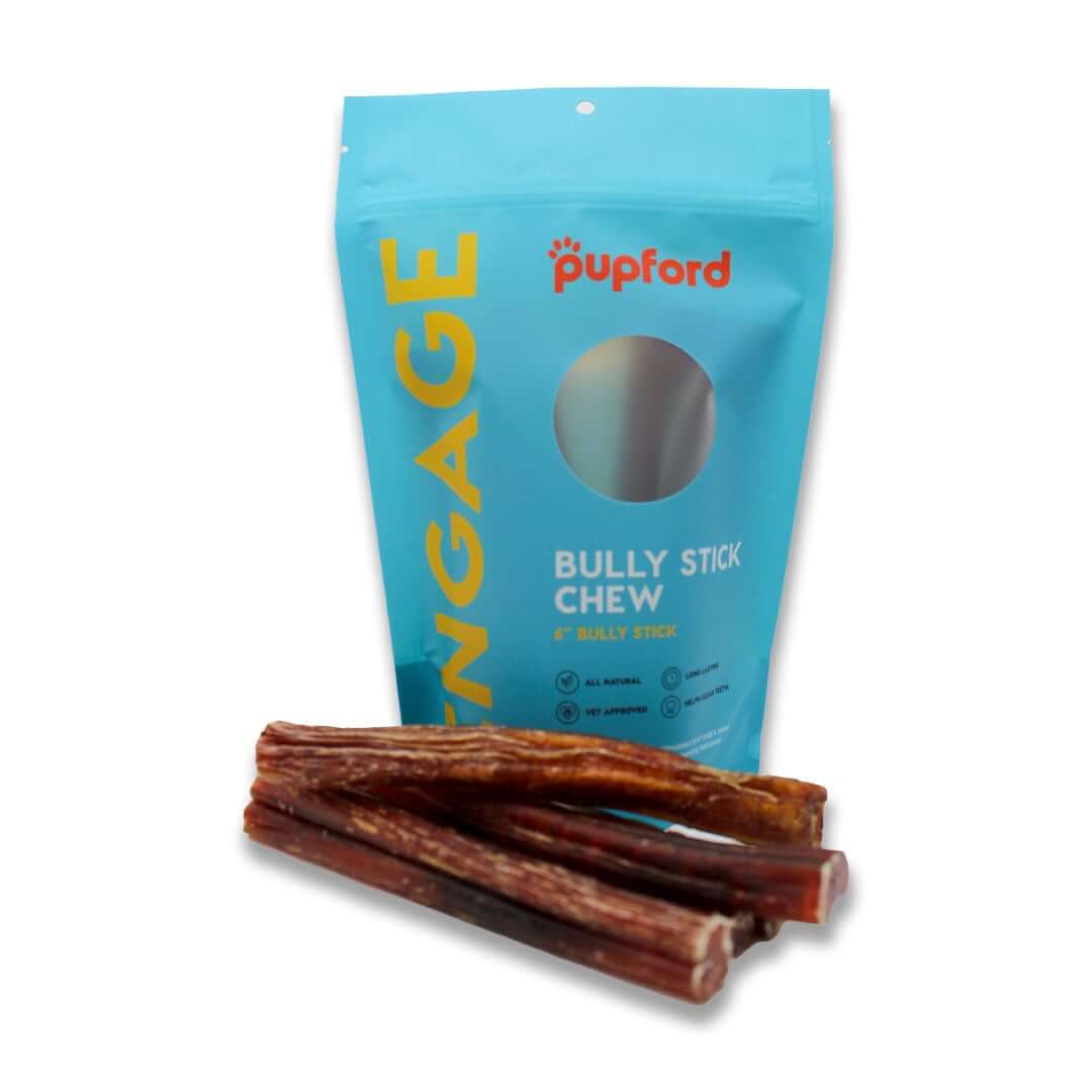 Bully-Sticks-in-Front-of-Bag | Pupford