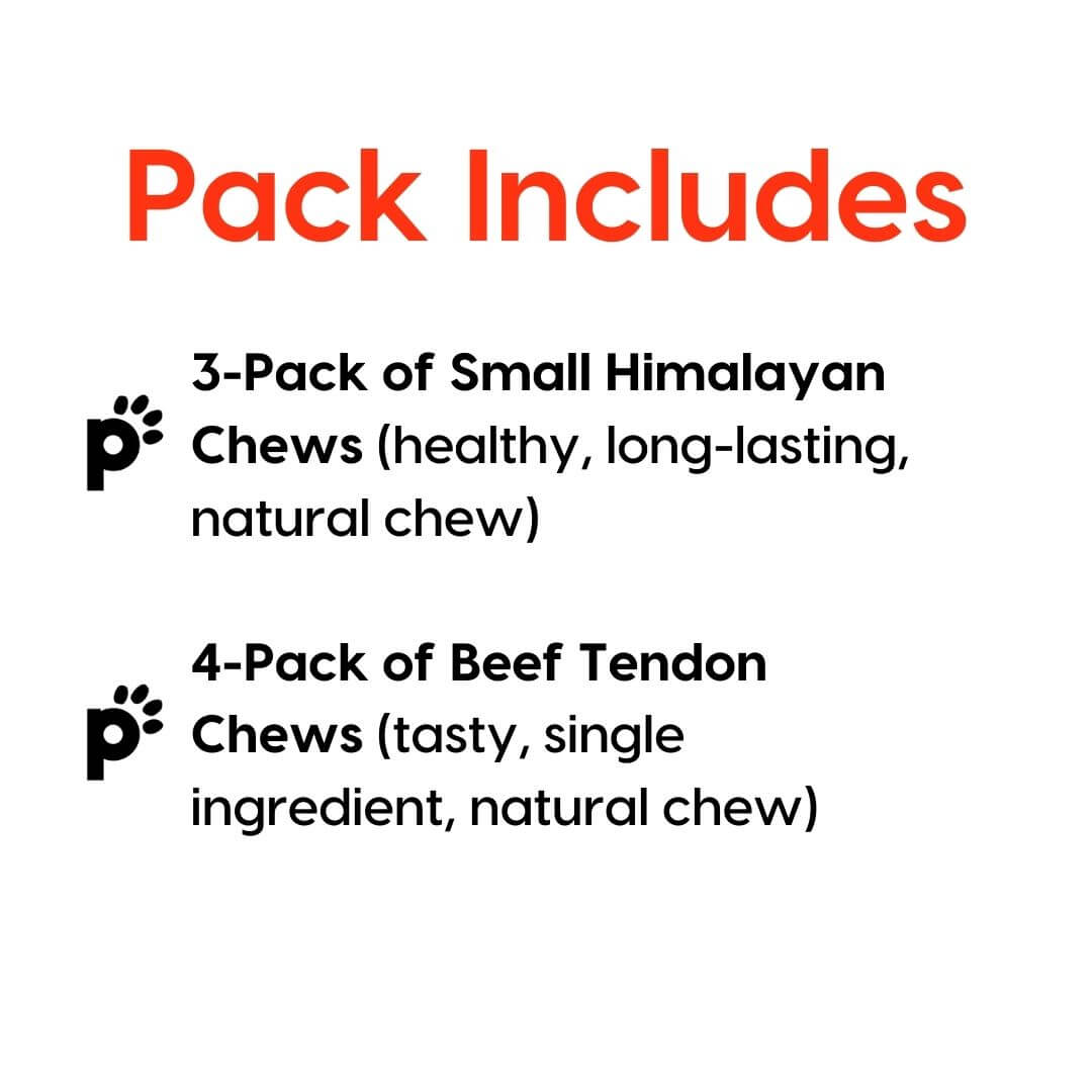 puppy and small dog chew variety pack inclusions | Pupford