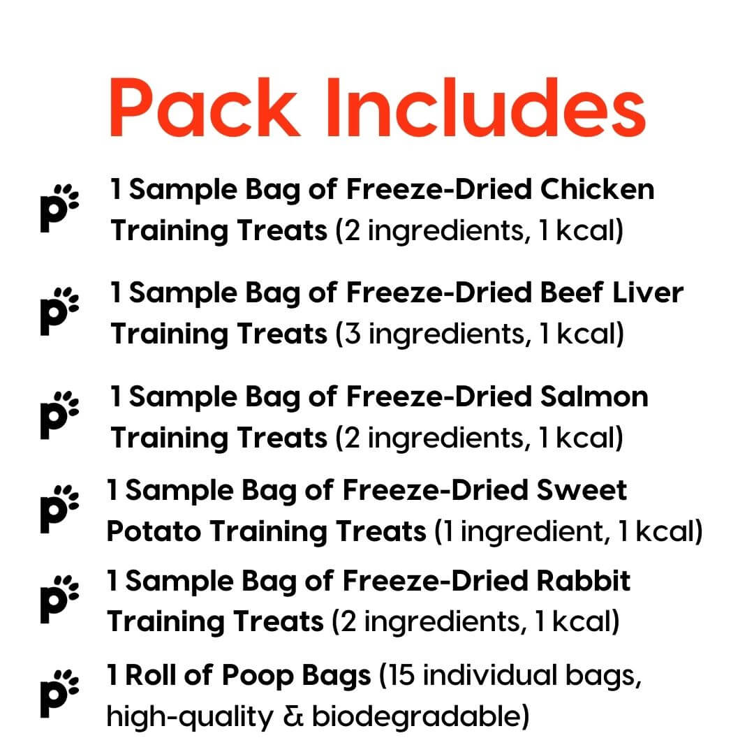 training treat sample pack inclusions | Pupford