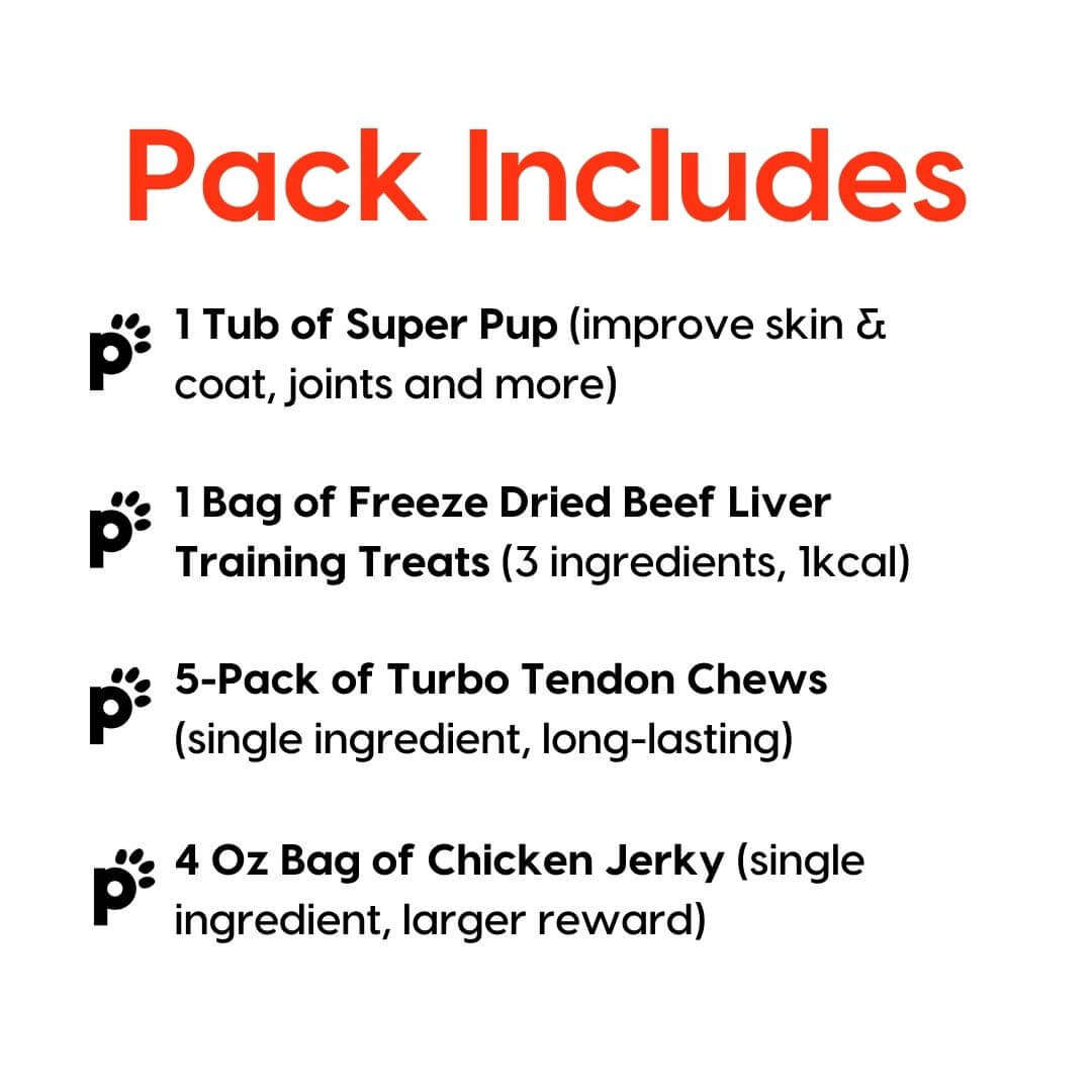 super pup pack inclusions | Pupford