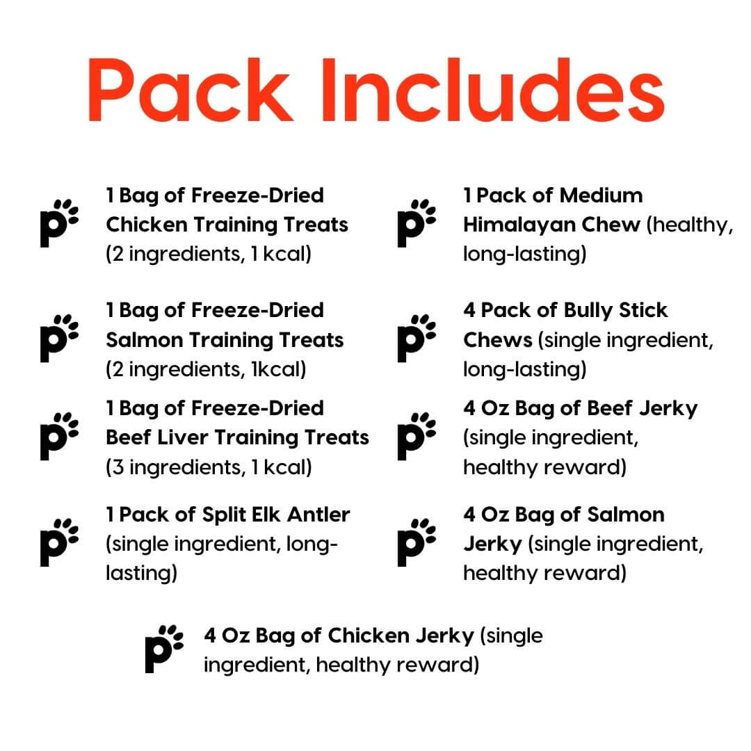medium dog grand pack inclusions | Pupford