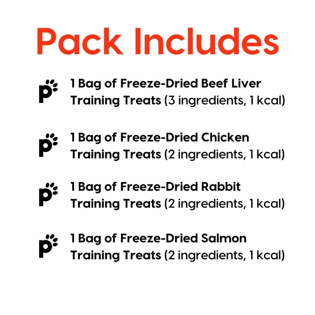 training treat meat quad pack inclusions | Pupford