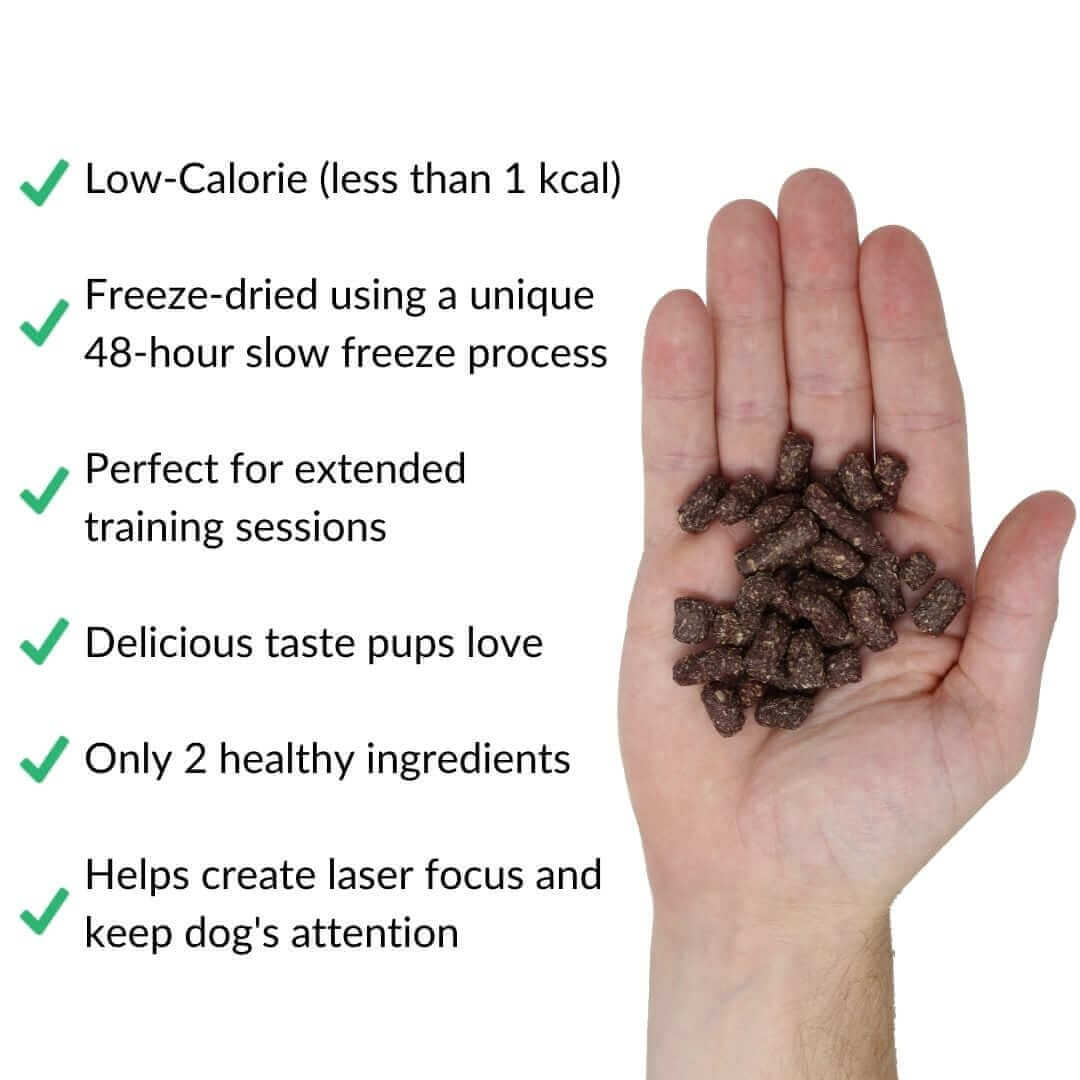 rabbit training treats in hand with benefits | Pupford