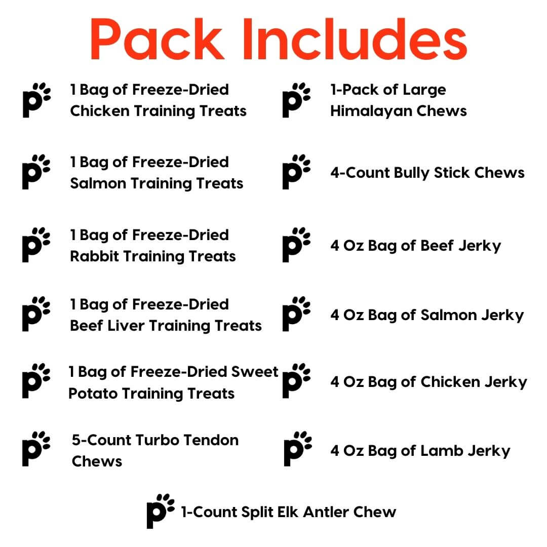 large dog bark pack inclusions | Pupford