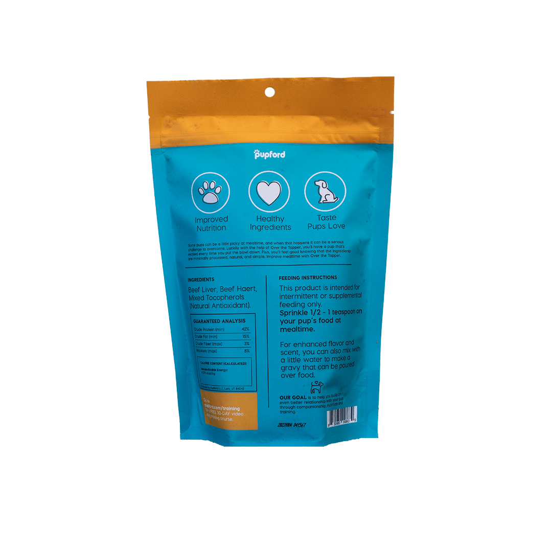 Meal Topper Beef Back | Pupford