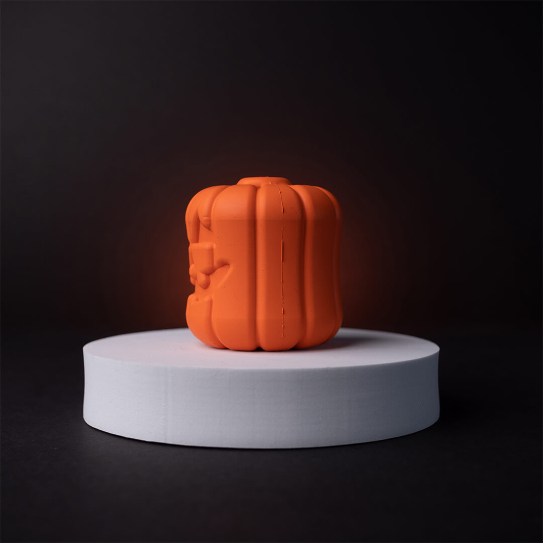 pumpkin toy side view | Pupford