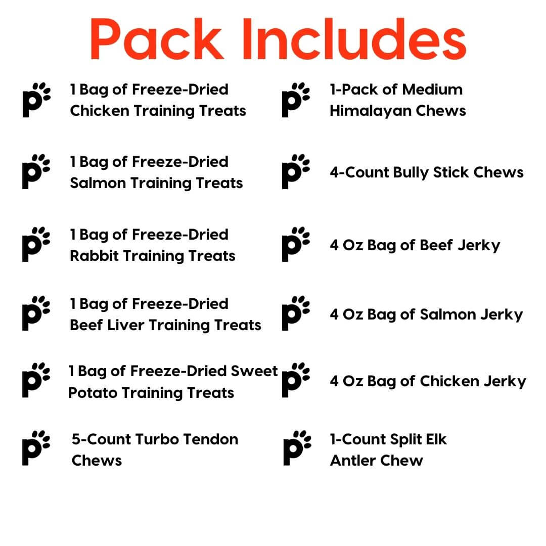 medium dog howl pack inclusions | Pupford