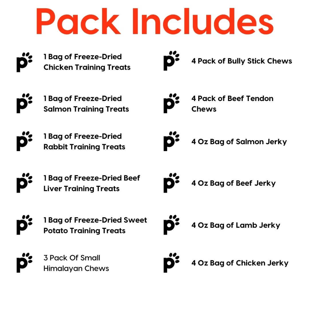 puppy and small dog mega pack inclusions | Pupford