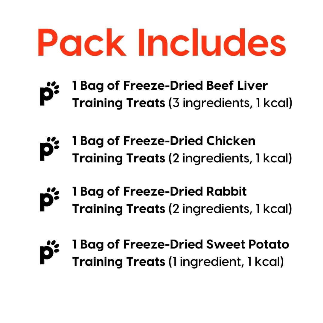 training treat sweet quad pack inclusions | Pupford