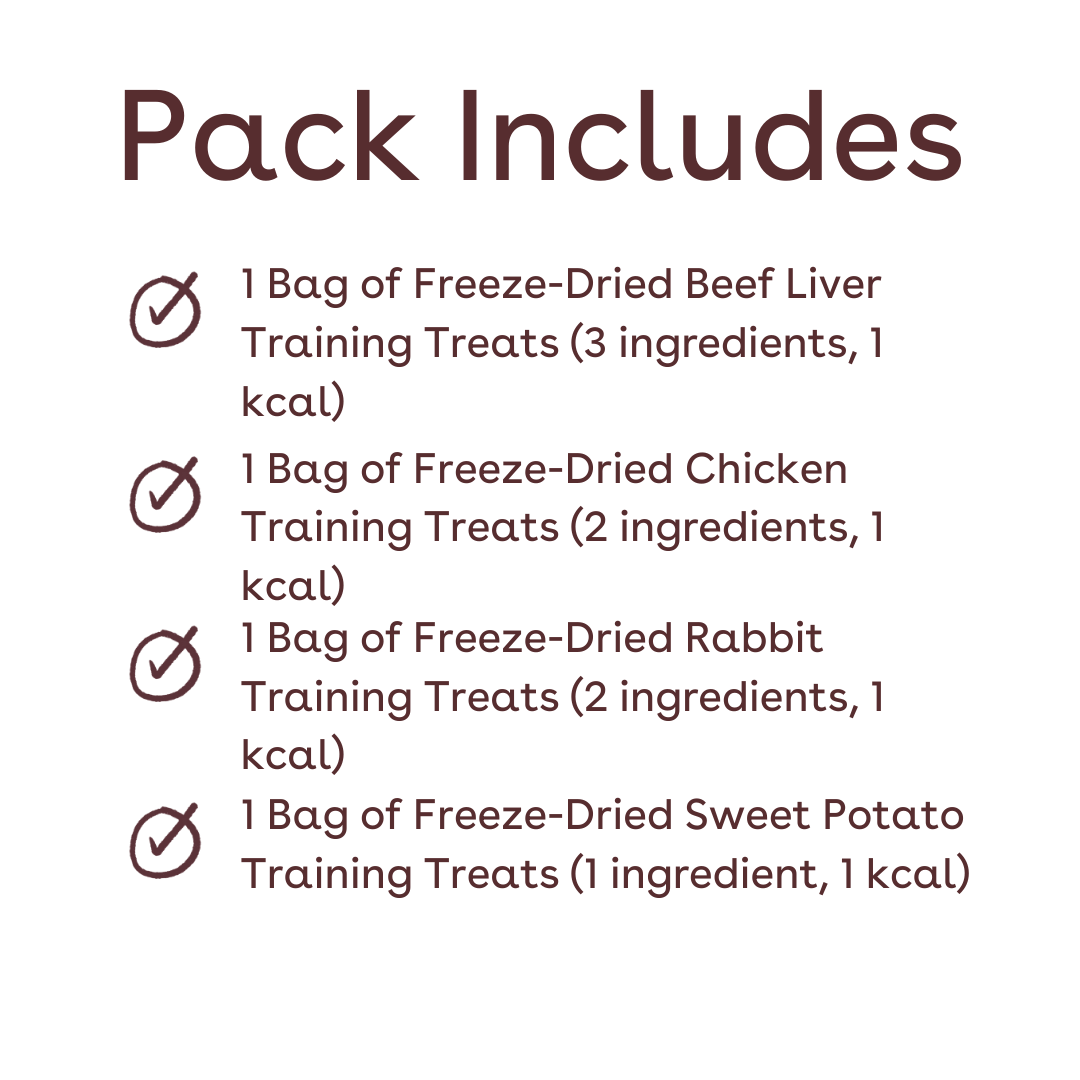 training treat sweet quad pack inclusions