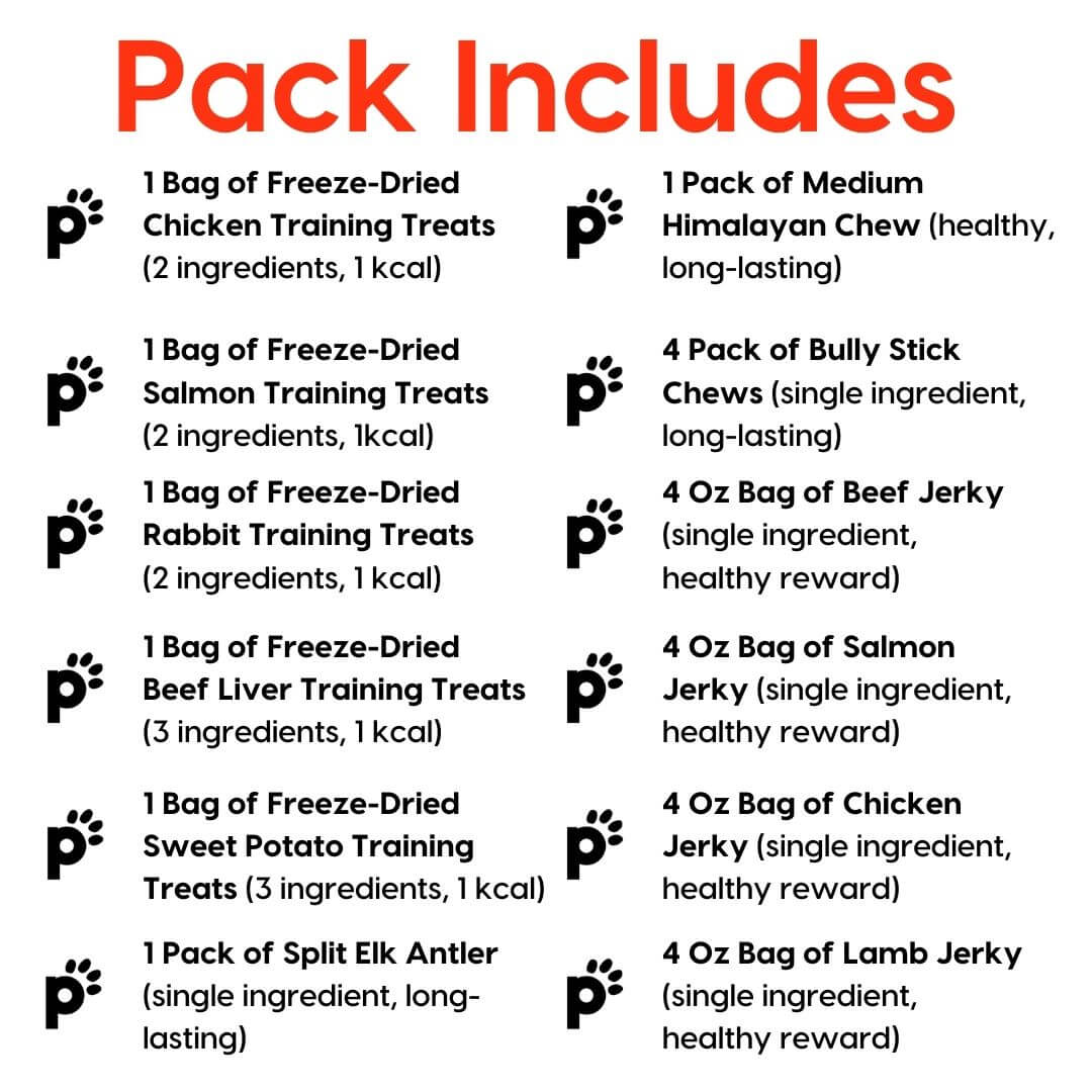 medium dog woof pack inclusions | Pupford