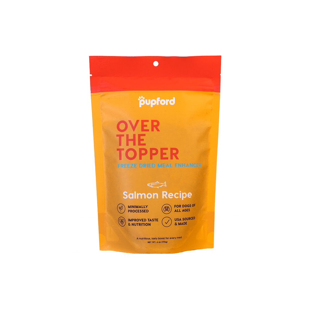 salmon over the topper meal enhancer | Pupford