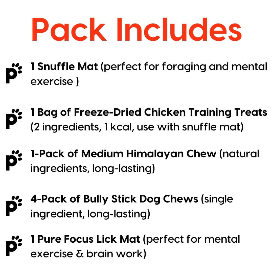 medium dog alone time pack inclusions | Pupford