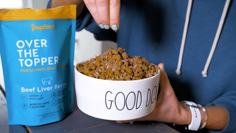 Over The Topper How to Use GIF | Pupford