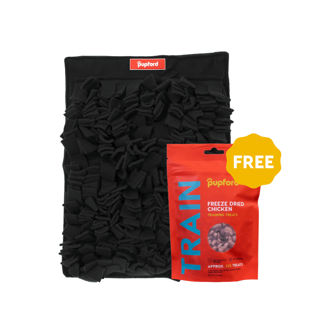 snuffle mat with free chicken training treats | Pupford